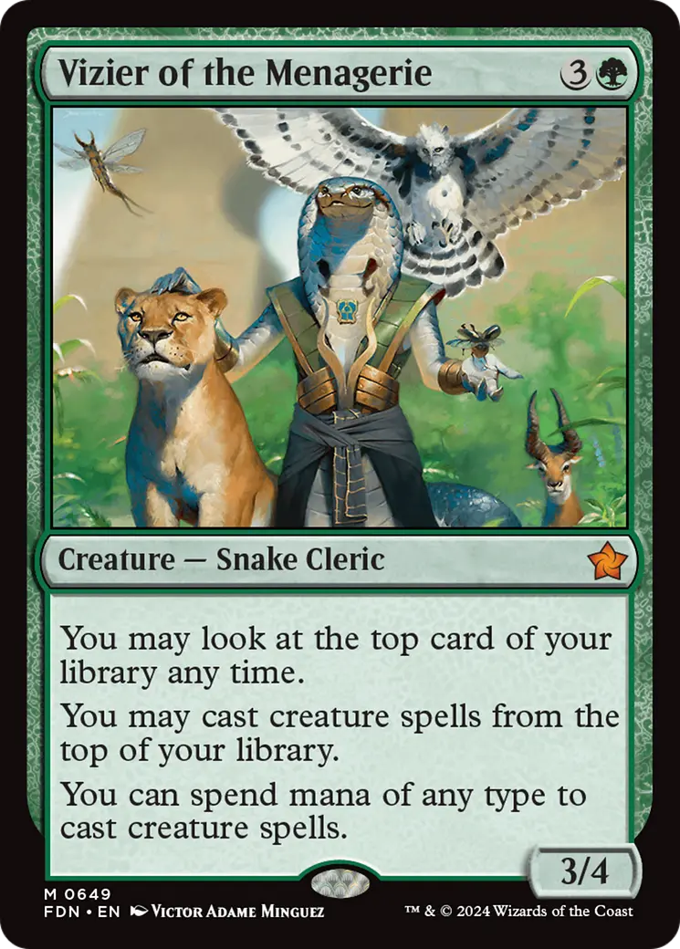 Vizier Of The Menagerie [Foundations] 1