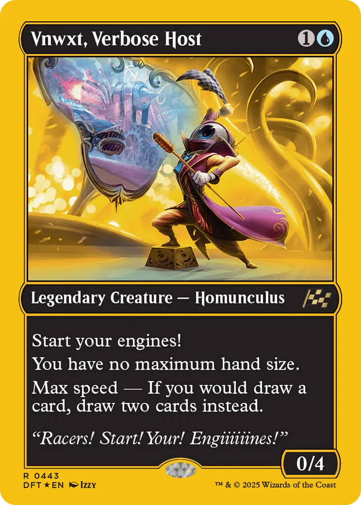 Vnwxt, Verbose Host (First-Place Foil) [Aetherdrift] 1