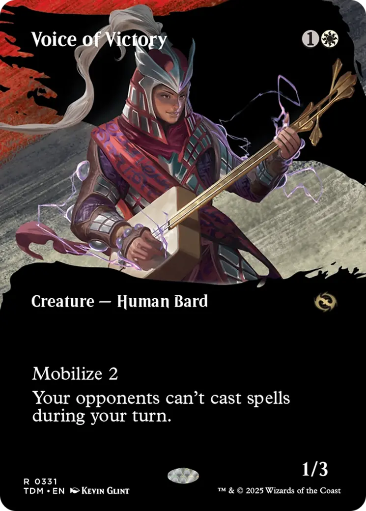 Voice Of Victory (Borderless) [Tarkir: Dragonstorm] 1