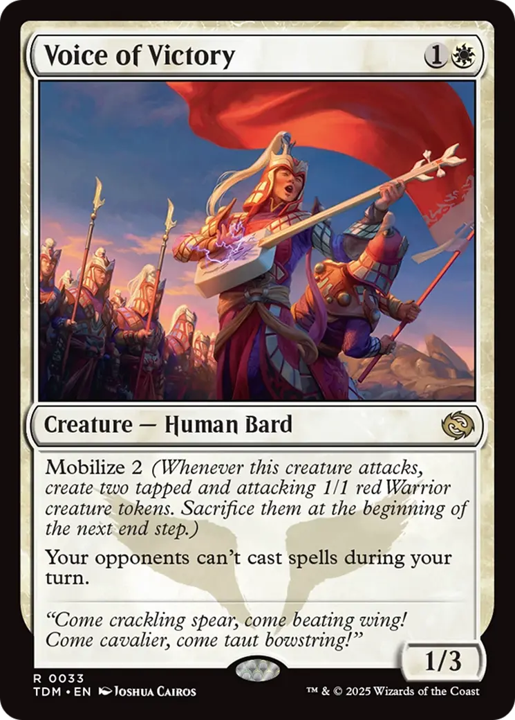 Voice Of Victory [Tarkir: Dragonstorm] 1