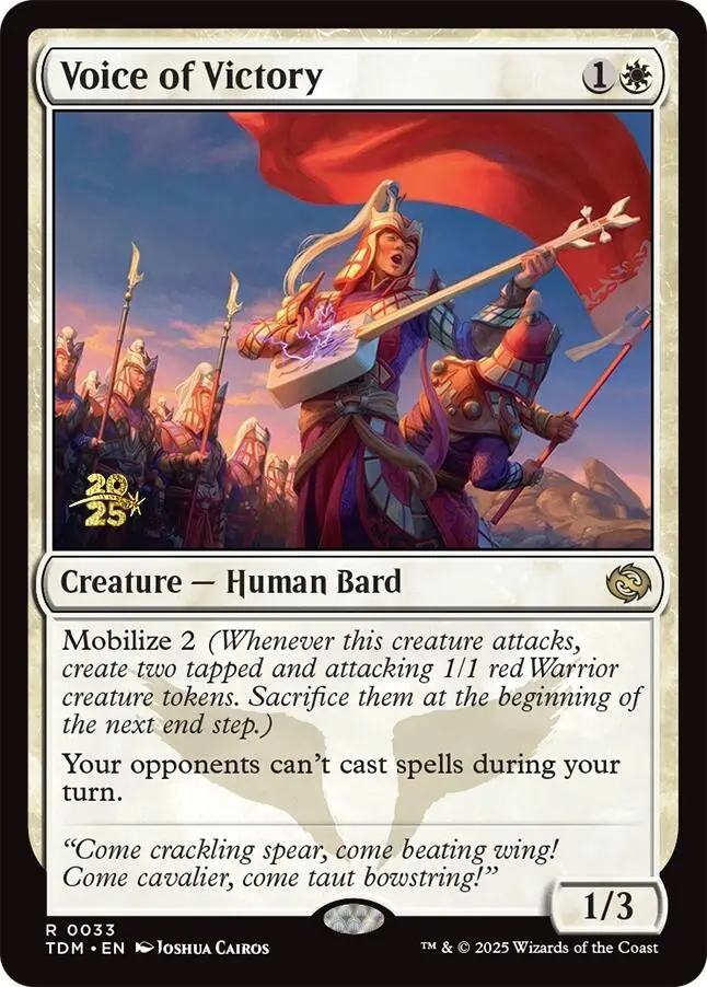 Voice Of Victory [Tarkir: Dragonstorm Prerelease Promos] 1