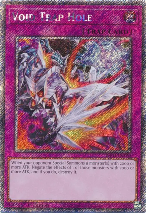 Void Trap Hole [Ra04-En190] Platinum Secret Rare 1
