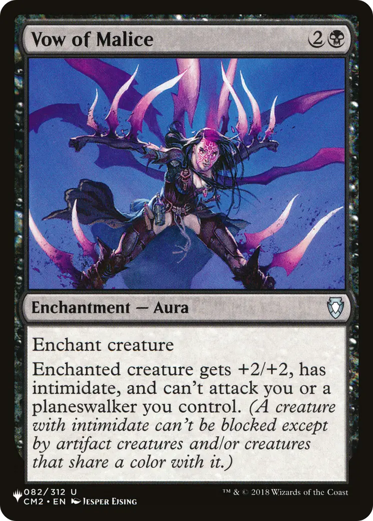 Vow Of Malice [The List] 1