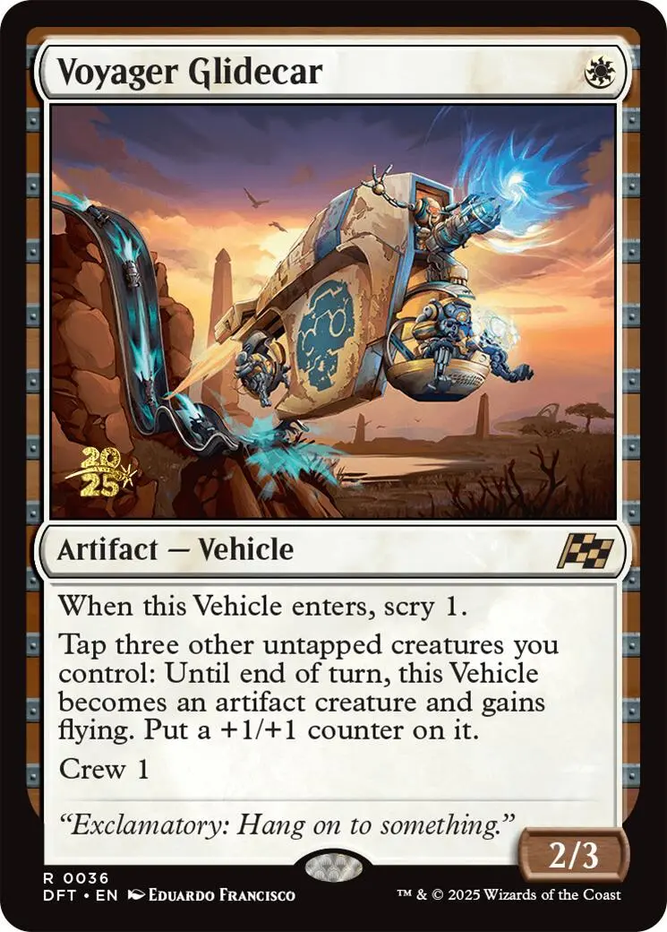 Voyager Glidecar [Aetherdrift Prerelease Promos] 1