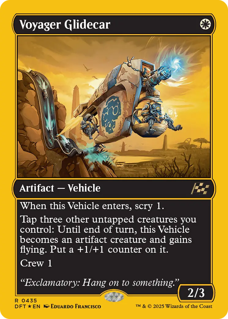 Voyager Glidecar (First-Place Foil) [Aetherdrift] 1