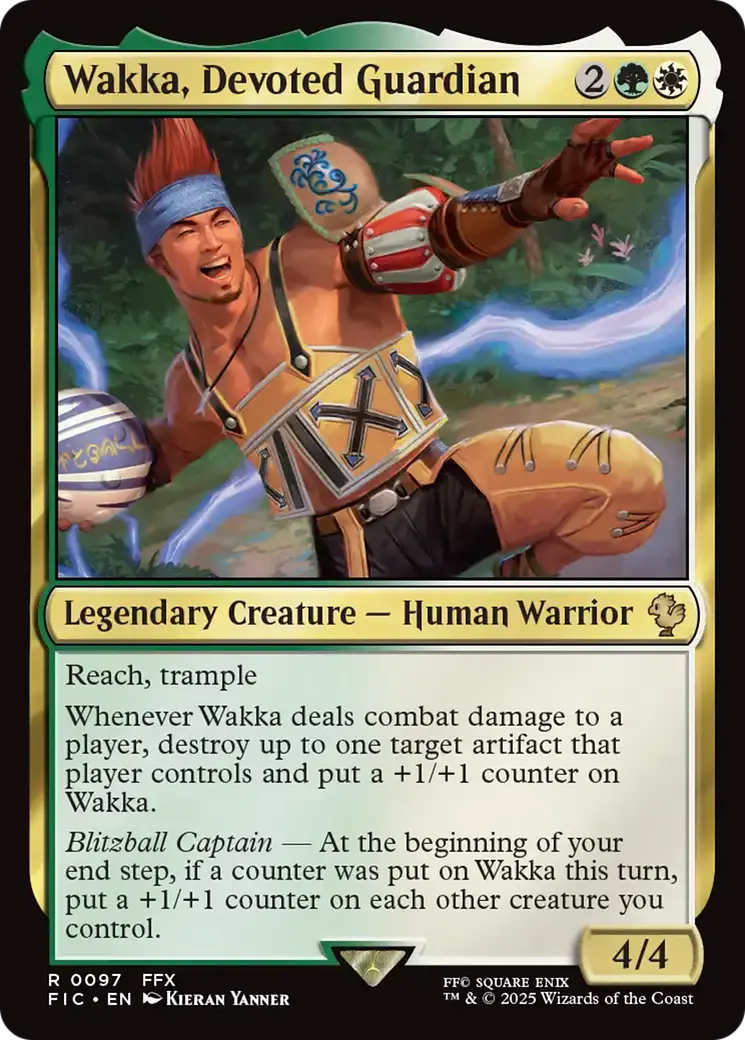 Wakka, Devoted Guardian [Final Fantasy Commander] 1