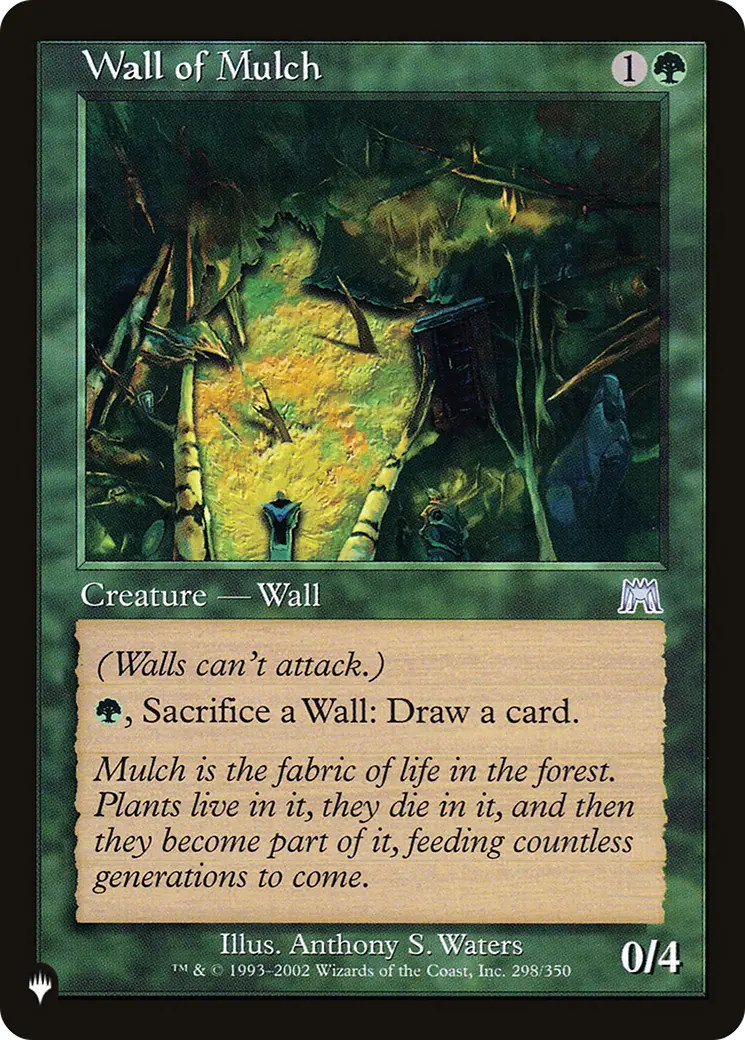 Wall Of Mulch [The List] 1
