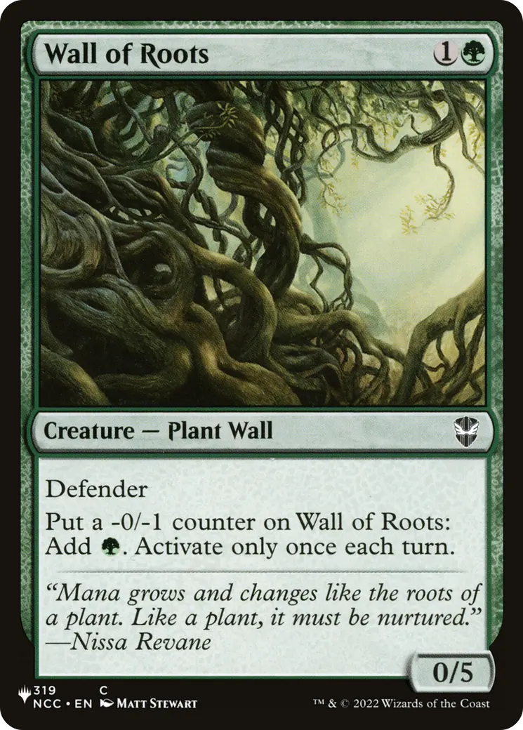Wall Of Roots [The List] 1