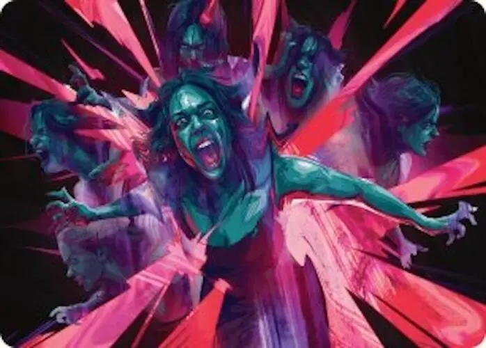 Waltz Of Rage Art Card [Duskmourn: House Of Horror Art Series] 1