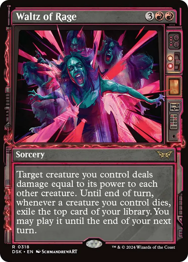 Waltz Of Rage (Showcase) [Duskmourn: House Of Horror] 1