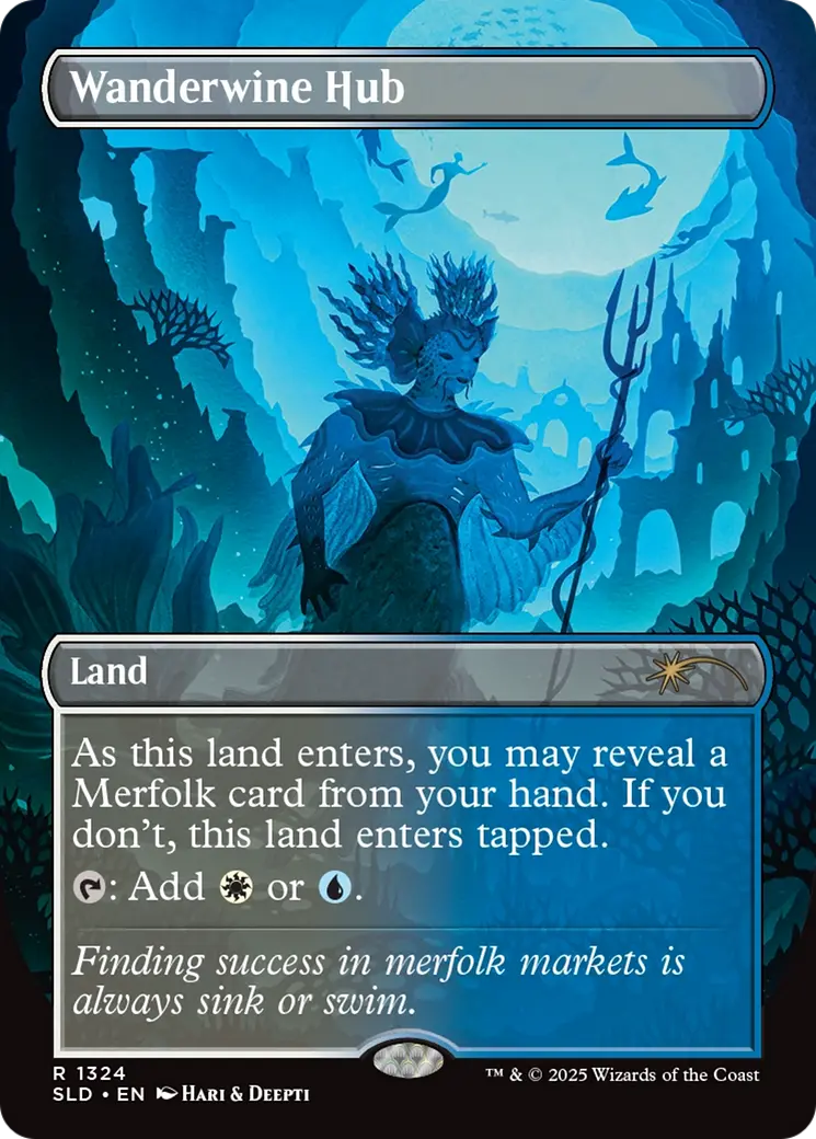 Wanderwine Hub (Rainbow Foil) [Secret Lair Drop Series] 1