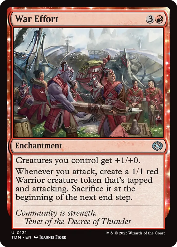 War Effort [Tarkir: Dragonstorm] 1