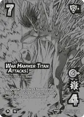 War Hammer Titan Attacks! // The War Hammer Titan (Alternate Art) - Foil 1