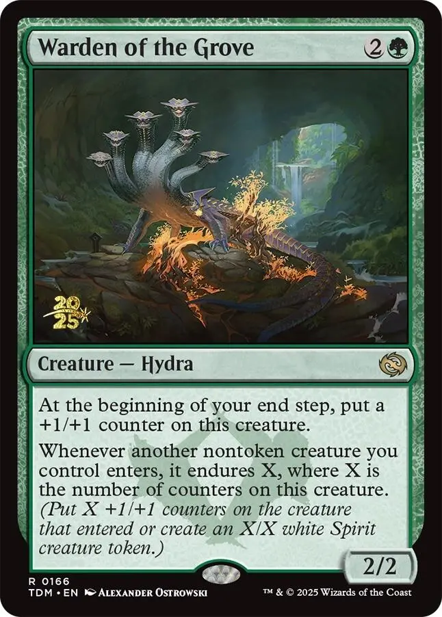 Warden Of The Grove [Tarkir: Dragonstorm Prerelease Promos] 1