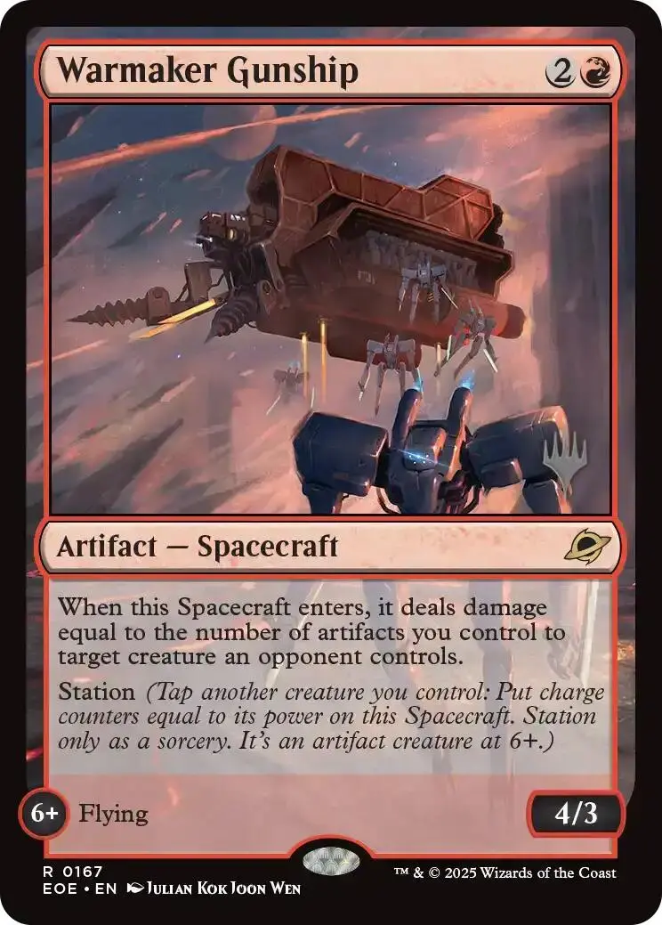Warmaker Gunship (Promo Pack) [Edge Of Eternities Promo Pack] 1