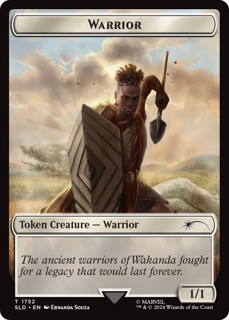 Warrior Token (Rainbow Foil) [Secret Lair Drop Series] 1