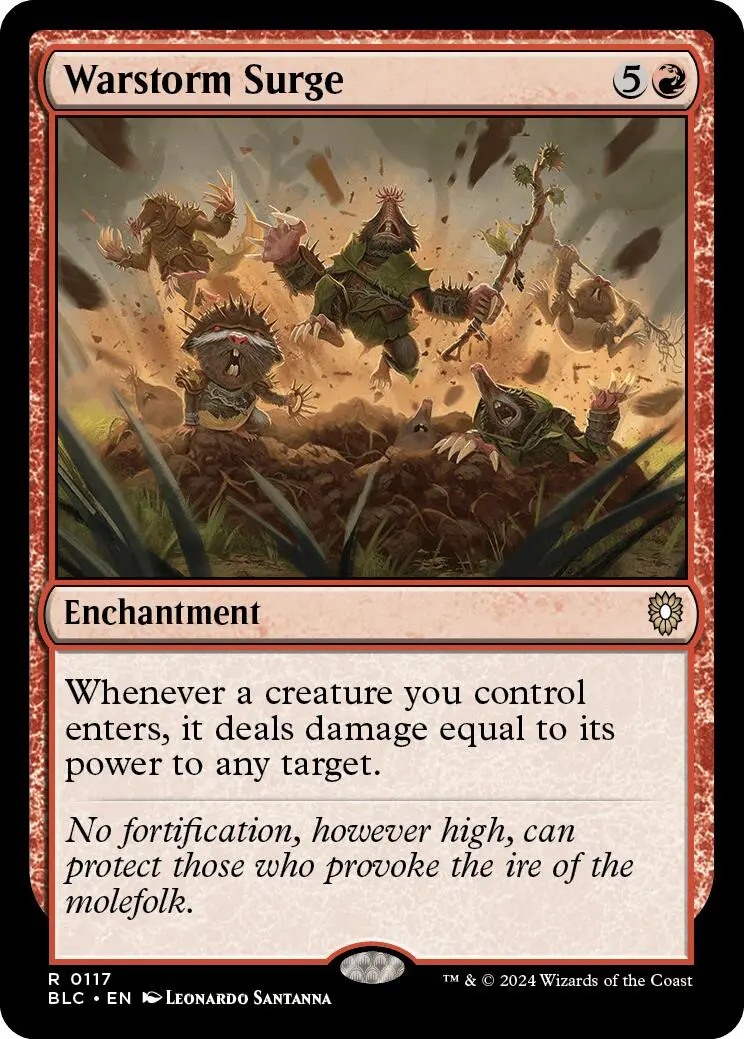 Warstorm Surge [Bloomburrow Commander] 1