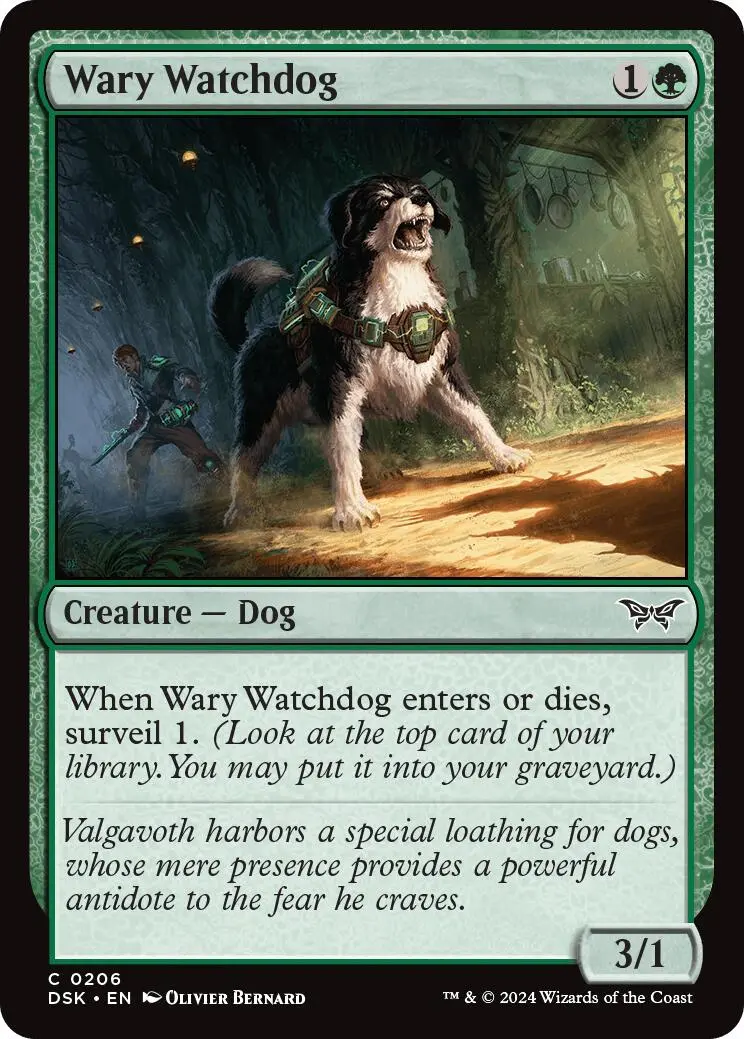 Wary Watchdog [Duskmourn: House Of Horror] 1