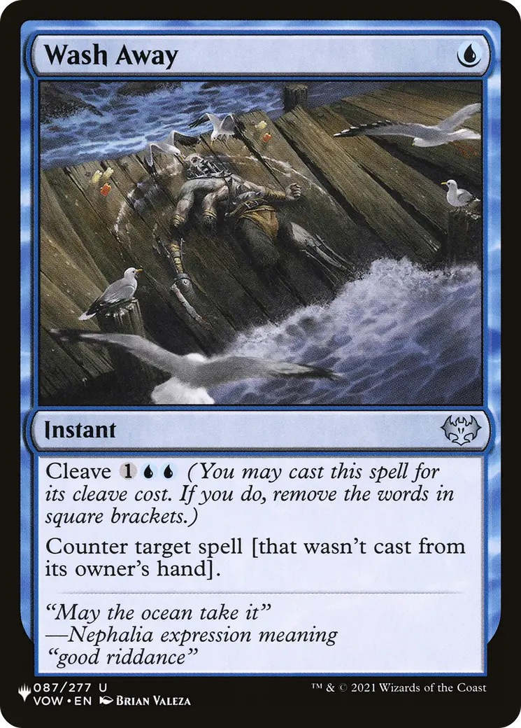 Wash Away [The List] 1