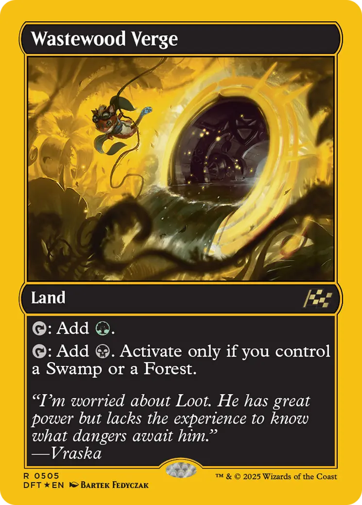 Wastewood Verge (First-Place Foil) [Aetherdrift] 1
