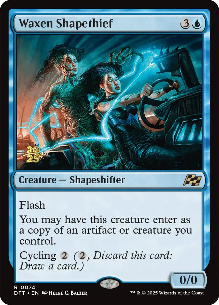 Waxen Shapethief [Aetherdrift Prerelease Promos] 1