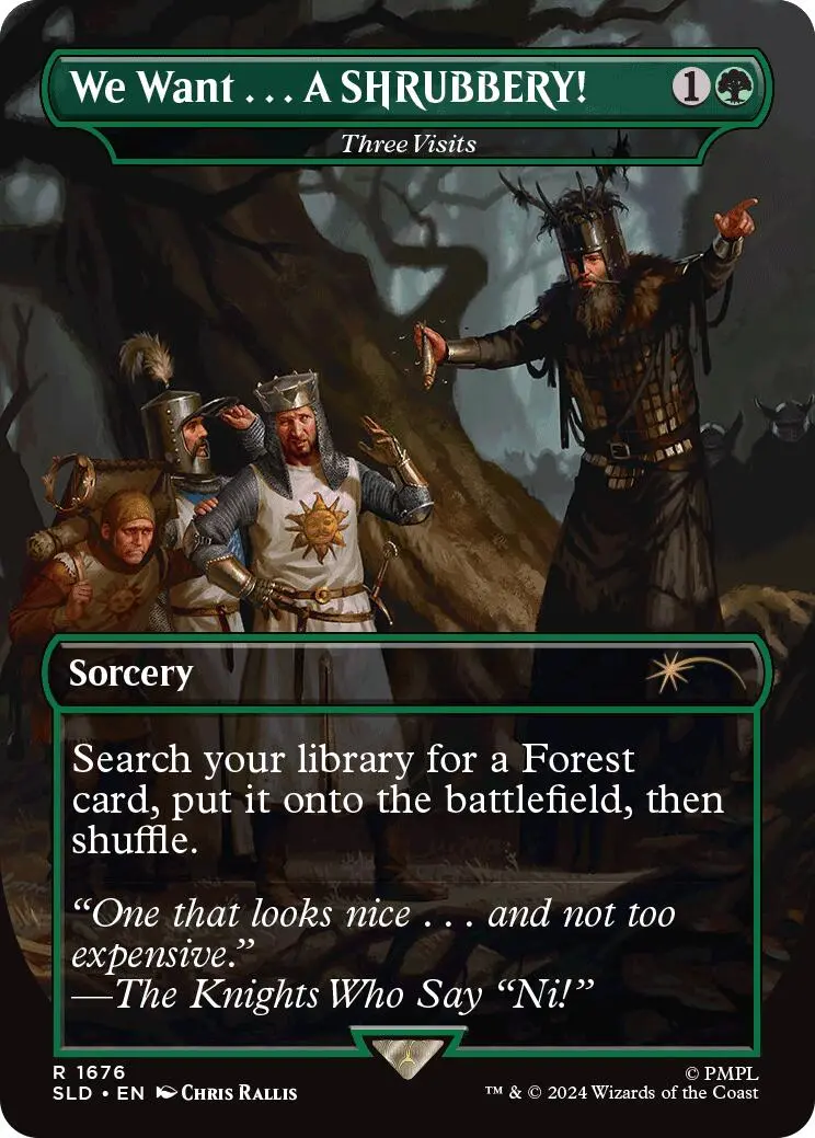We Want...A Shrubbery! - Three Visits [Secret Lair Drop Series] 1