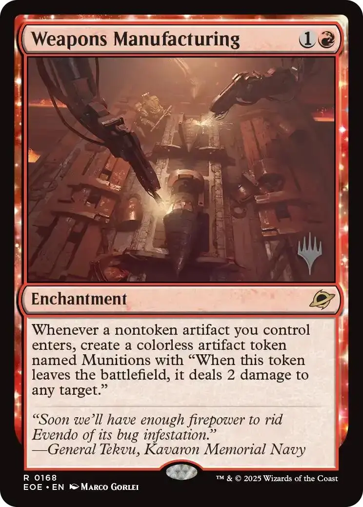 Weapons Manufacturing (Promo Pack) [Edge Of Eternities Promo Pack] 1
