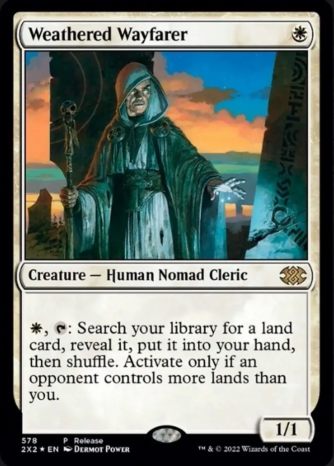 Weathered Wayfarer (Preview Promo) [Double Masters 2022] 1