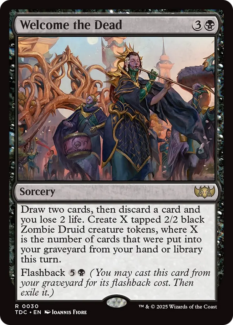 Welcome The Dead [Tarkir: Dragonstorm Commander] 1