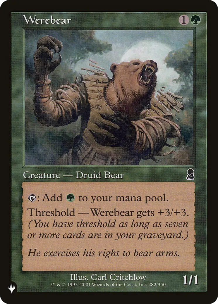 Werebear [The List] 1