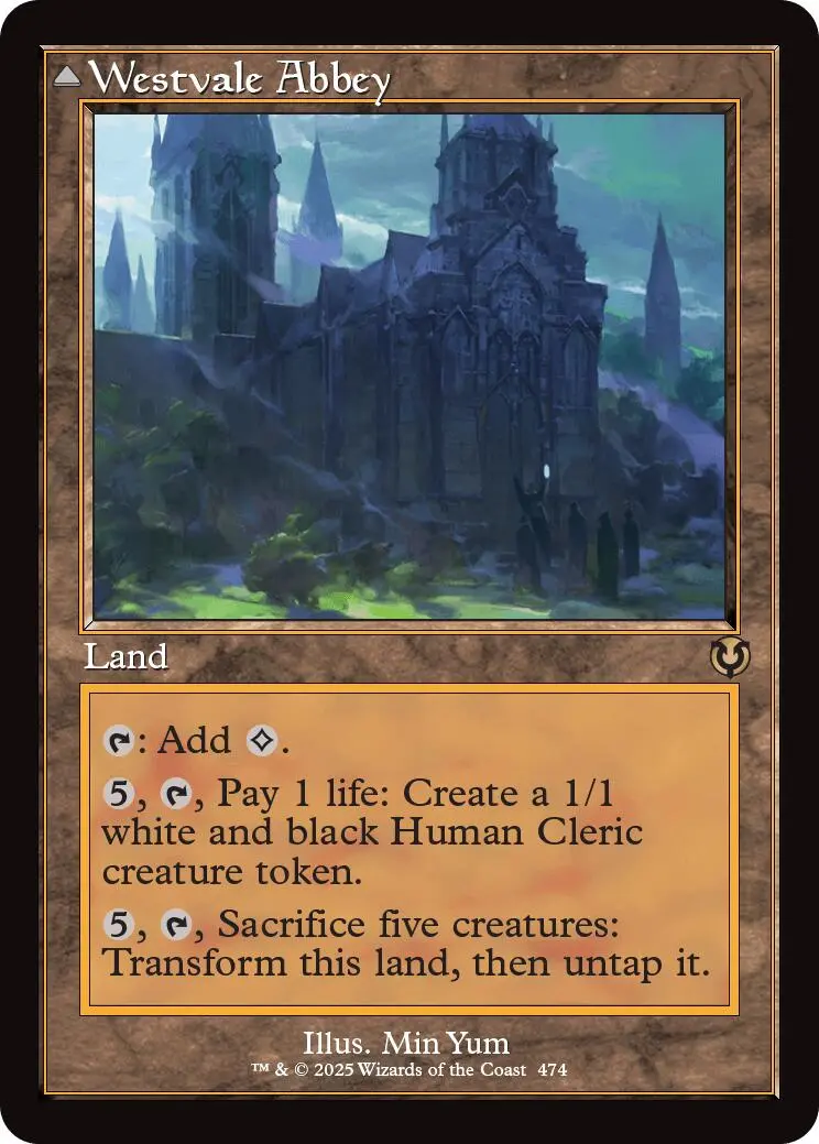 Westvale Abbey // Ormendahl, Profane Prince (Retro Frame) [Innistrad Remastered] 1