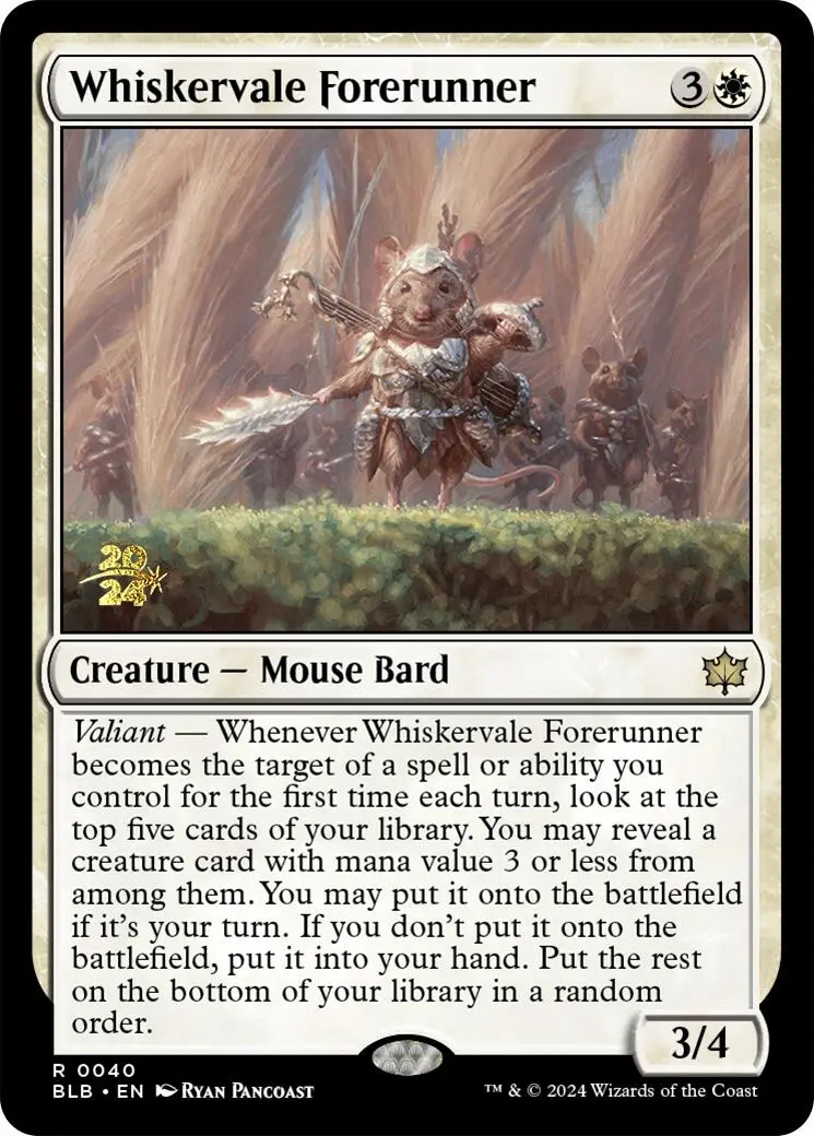 Whiskervale Forerunner [Bloomburrow Prerelease Promos] 1