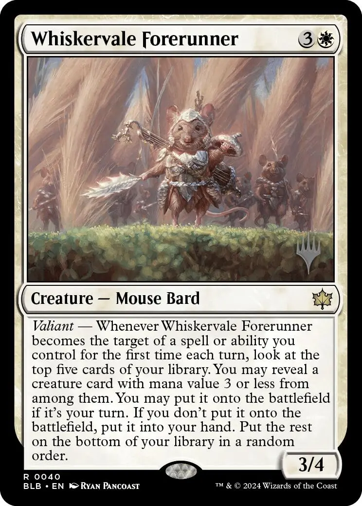 Whiskervale Forerunner (Promo Pack) [Bloomburrow Promos] 1