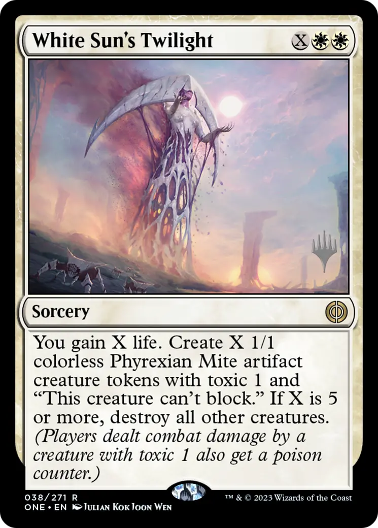 White Sun's Twilight (Promo Pack) [Phyrexia: All Will Be One Promos] 1