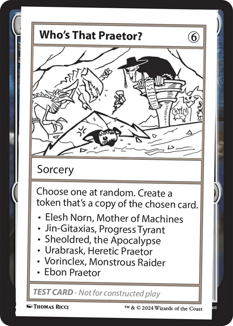 Who's That Praetor? [Mystery Booster 2 Playtest Cards] 1