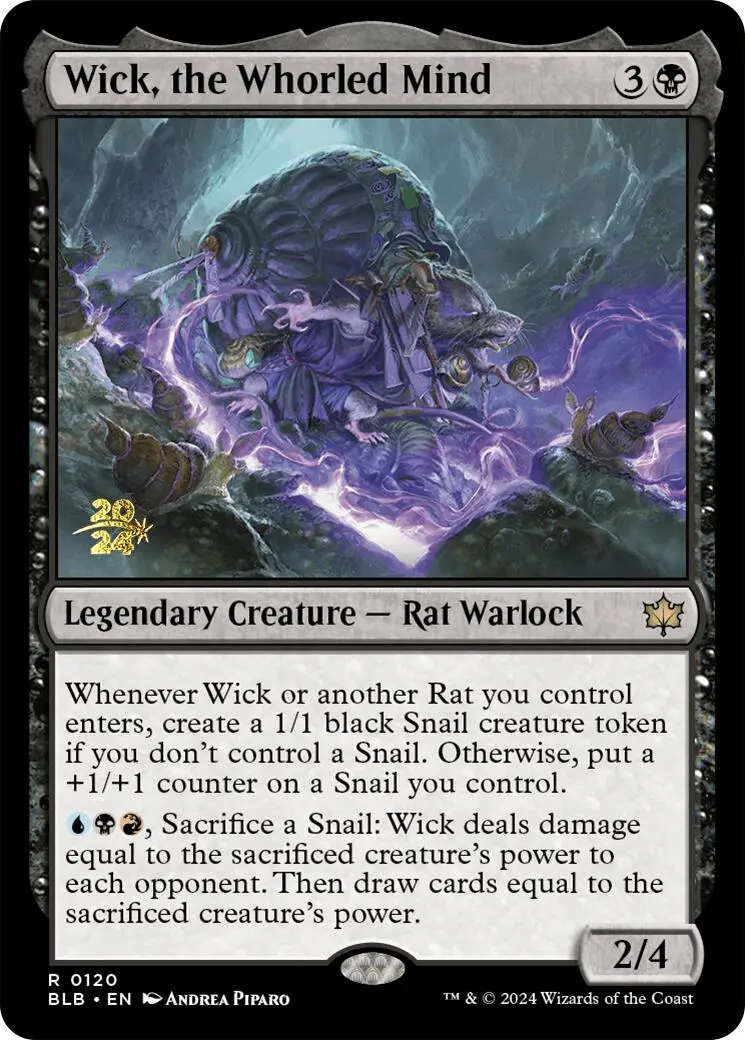 Wick, The Whorled Mind [Bloomburrow Prerelease Promos] 1