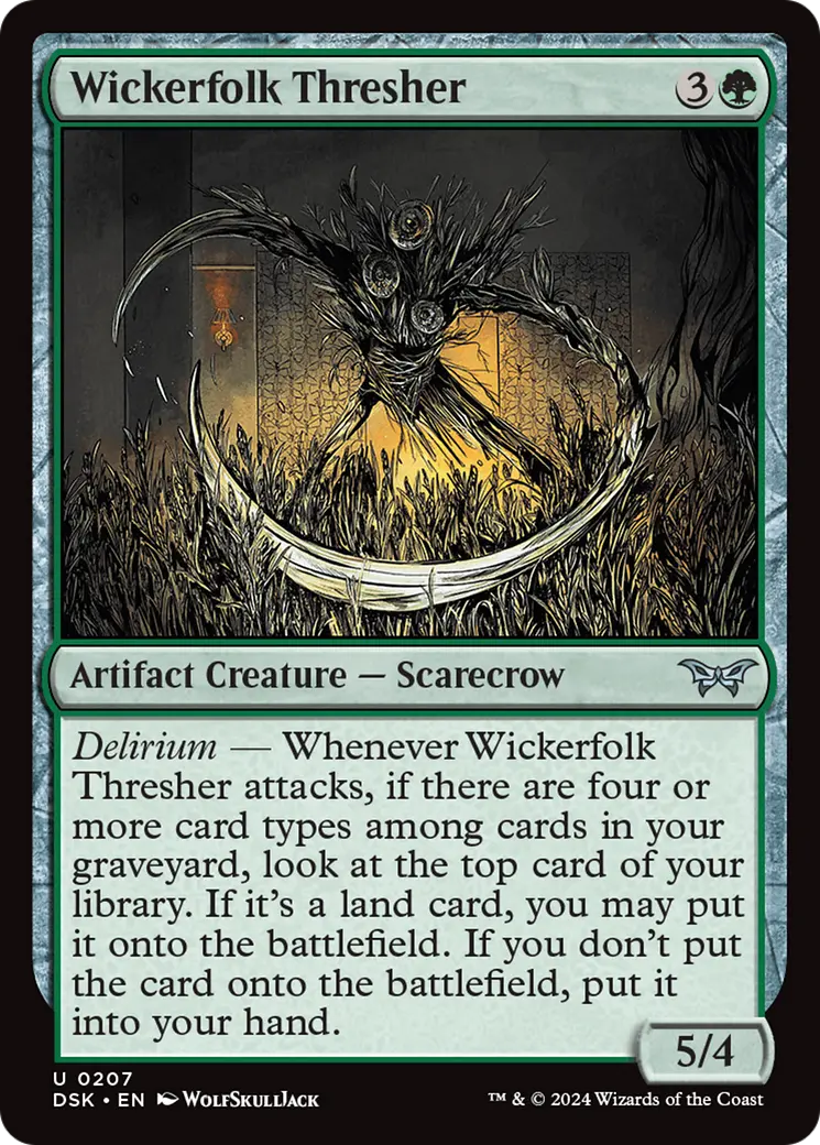Wickerfolk Thresher [Duskmourn: House Of Horror] 1