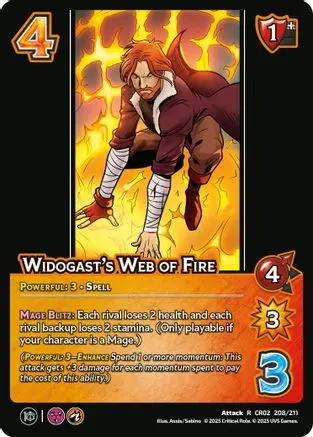 Widogast's Web Of Fire 1