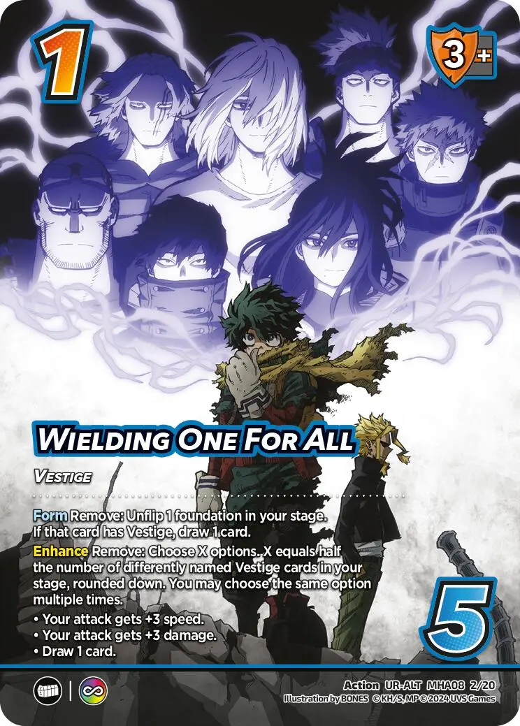 Wielding One For All (Alternate Art) [Challenger Series: My Hero Academia - Dark Hero Arc] 1