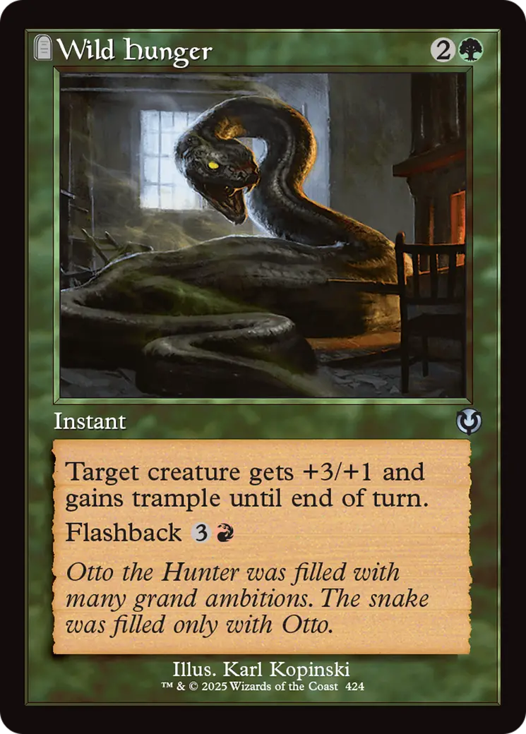 Wild Hunger (Retro Frame) [Innistrad Remastered] 1