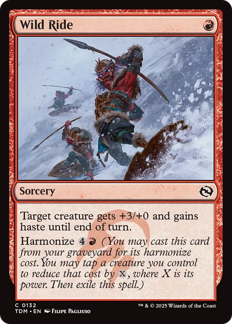 Wild Ride [Tarkir: Dragonstorm] 1