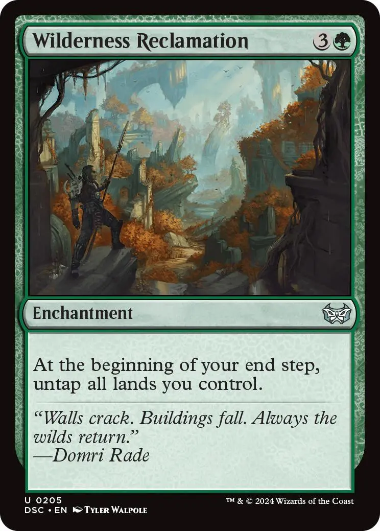 Wilderness Reclamation [Duskmourn: House Of Horror Commander] 1