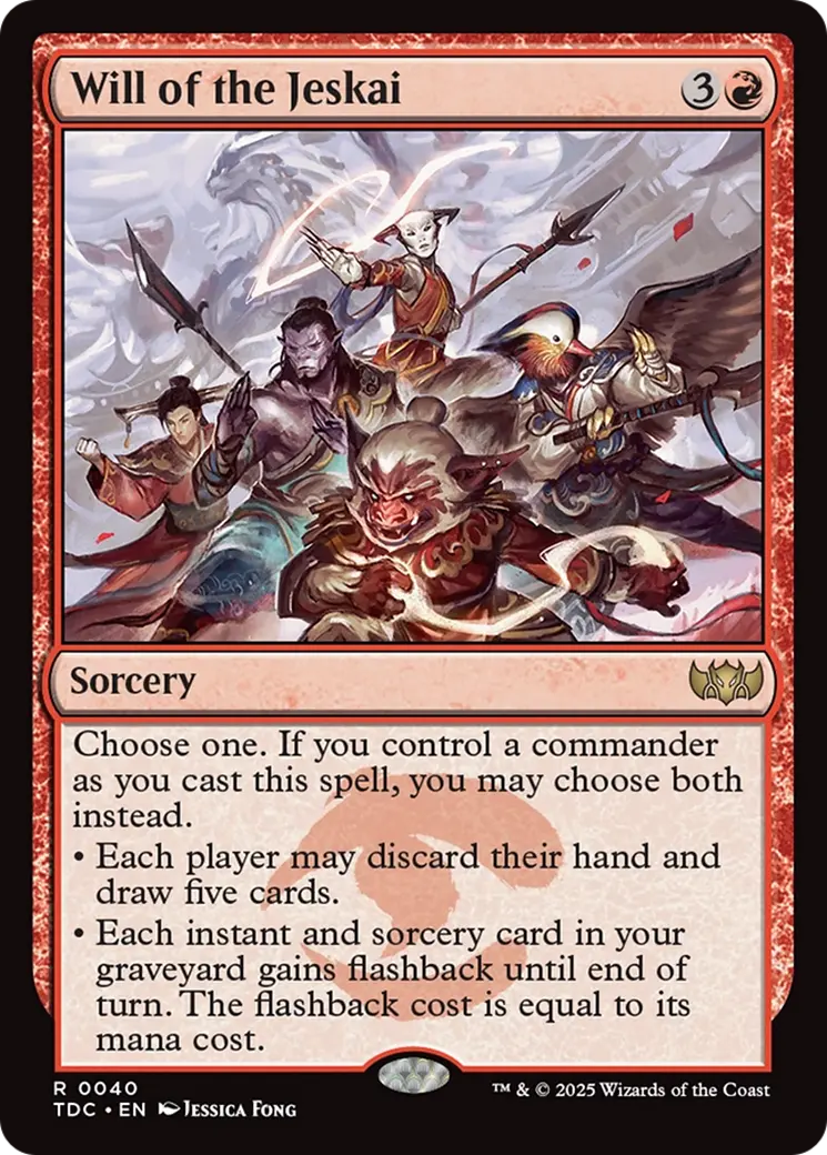 Will Of The Jeskai [Tarkir: Dragonstorm Commander] 1