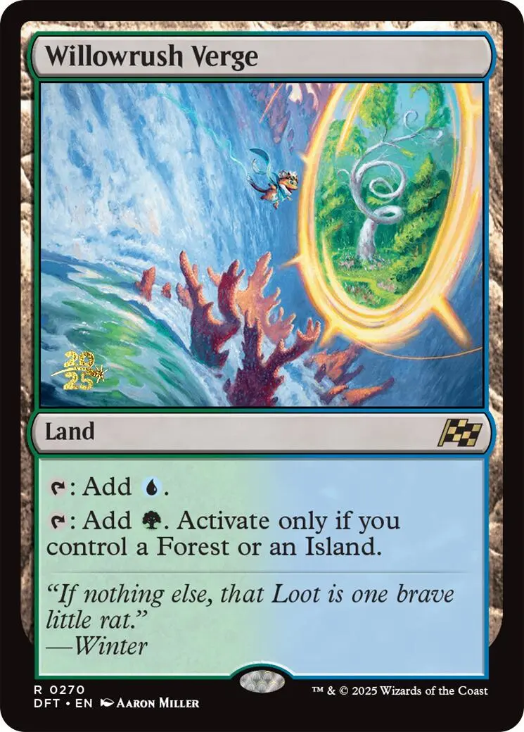 Willowrush Verge [Aetherdrift Prerelease Promos] 1