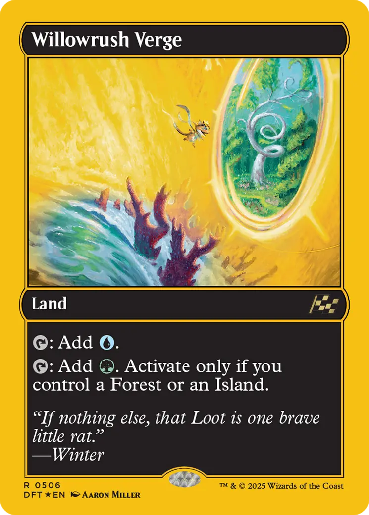 Willowrush Verge (First-Place Foil) [Aetherdrift] 1