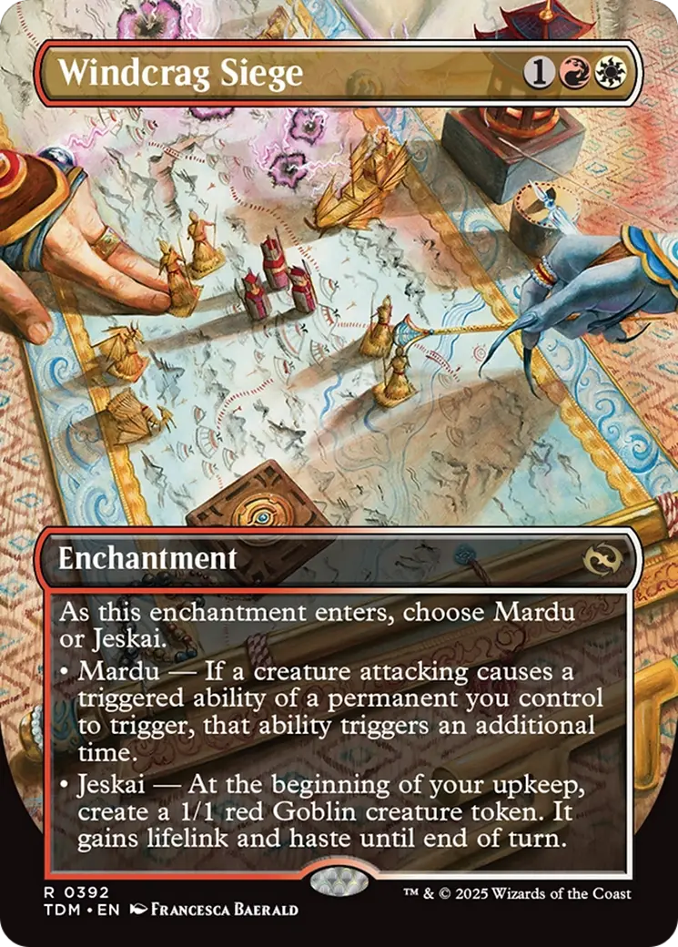 Windcrag Siege (Borderless) [Tarkir: Dragonstorm] 1