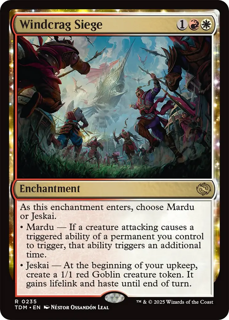 Windcrag Siege [Tarkir: Dragonstorm] 1