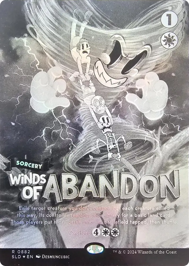 Winds Of Abandon (Black & White Foil) [Secret Lair Drop Series] 1