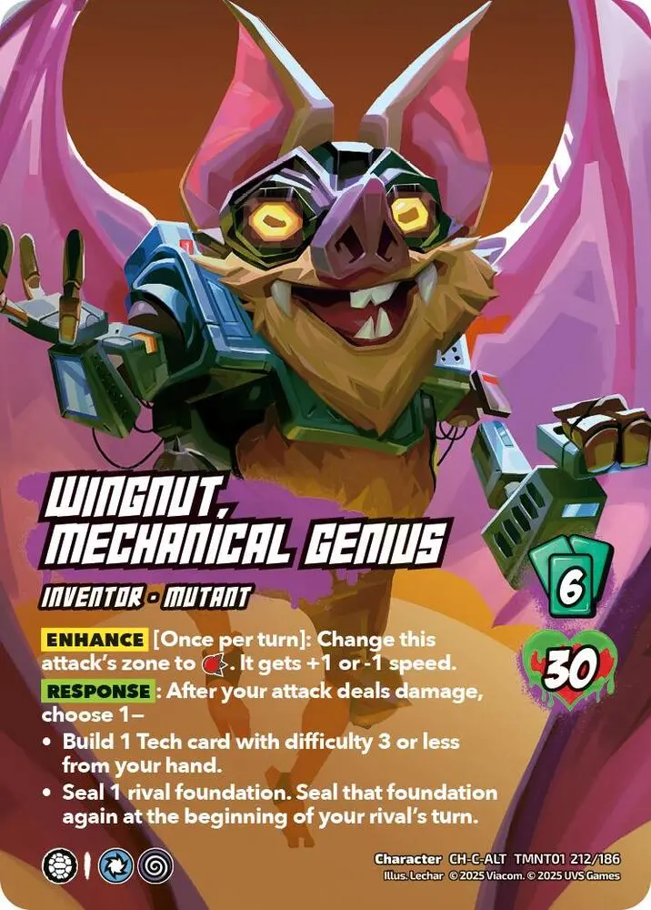 Wingnut, Mechanical Genius (Alternate Art) - Teenage Mutant Ninja Turtles (Tmnt) 1