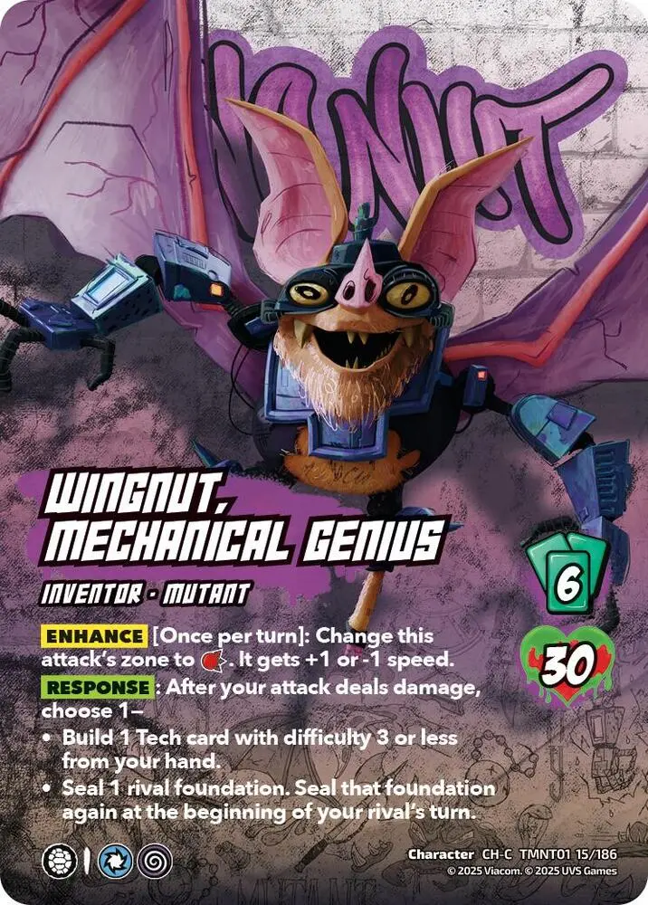 Wingnut, Mechanical Genius - Teenage Mutant Ninja Turtles (Tmnt) 1
